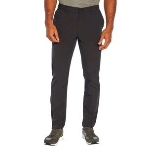 Banana Republic Men's Flat Front Pant, Black, Size 36x32 NWT